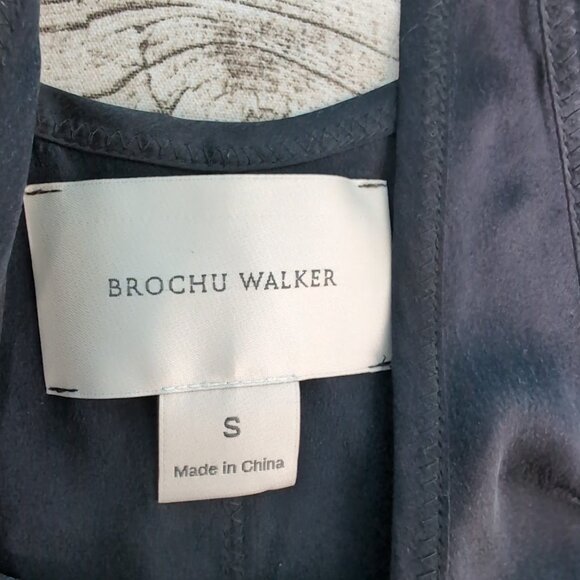 Brochu Walker Black 100% Silk Slip Dress Size Small - Picture 2 of 6